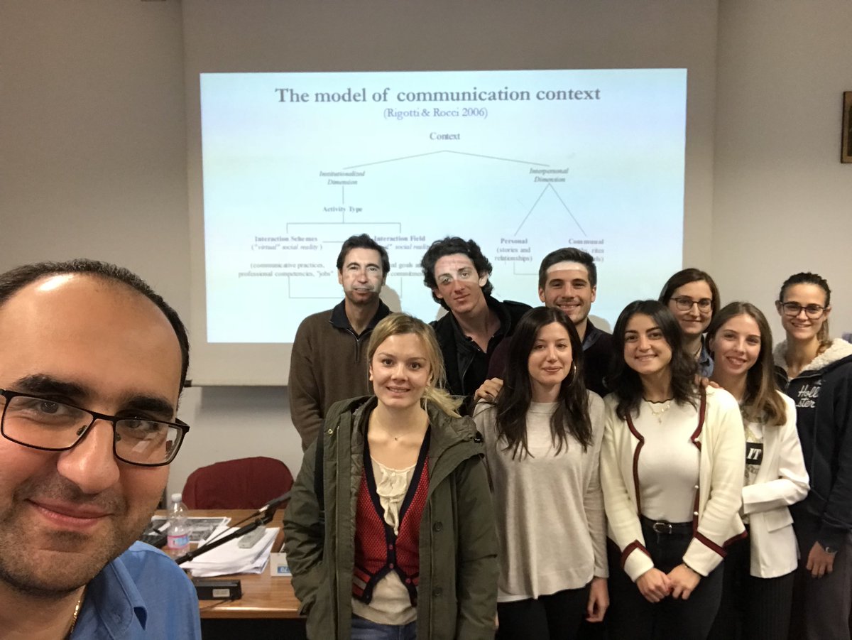 RudiPalmieri's tweet photo. Fab experience today, holding a seminar on communication contexts to a top cohort of Italian students in #Milan @Unicatt thanks #CARINT https://t.co/wdZqrwqTnu
