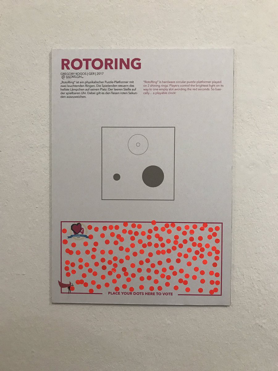 aronegal's tweet photo. #RotoRing ALMOST won the audience award @PLAYfest_hh!! Only 1 vote lacked. Thank you for all who voted and congrats to the winners ;-) https://t.co/vFVvqU3eVc