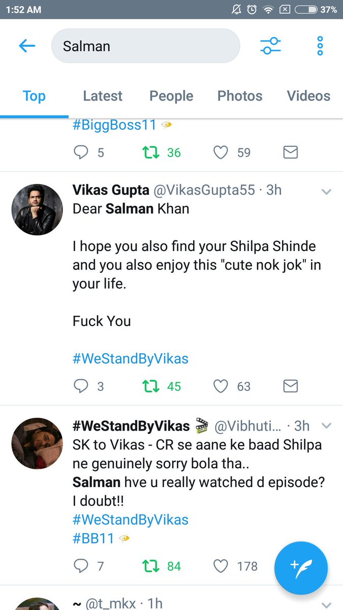 _themiserblekid's tweet photo. Salman is trending 😂 mostly because of our tweets. Now this is team VG!🎬 When he becomes a biased host. #WeStandByVikas 
#BB11 #WeLoveVikas. https://t.co/QGdnG3PzDP