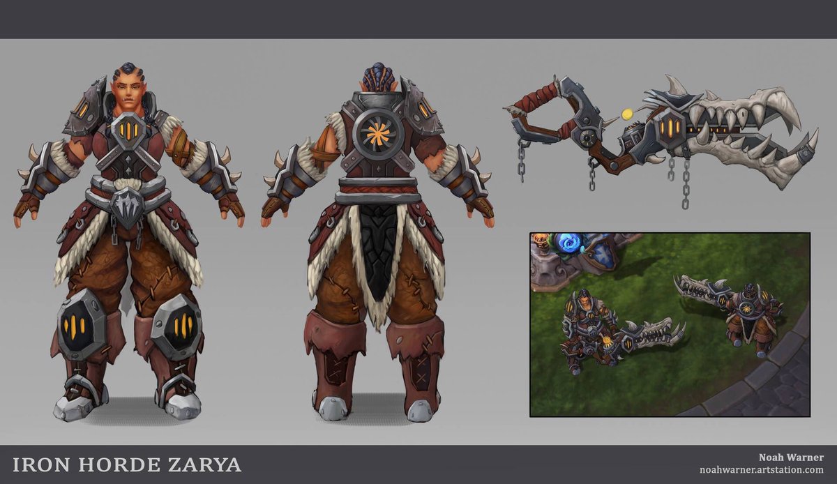 OniCosplay's tweet photo. @MyriamMcFlyy @PlayOverwatch Niemals xD Nein ich hab n Orkskin gefunden gehabt der mir sehr gefallen hat vor allem die Waffe von dem Skin ist Liebe <3 https://t.co/byCeEzsoC7