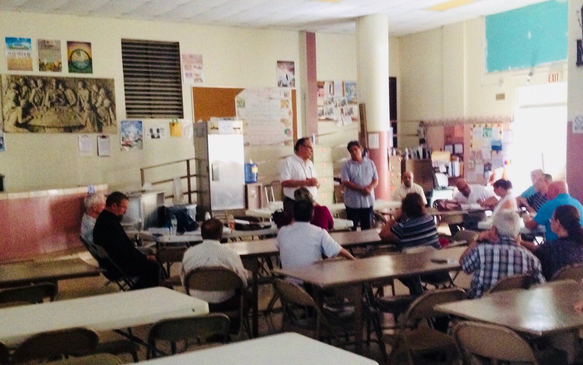 svdpusadisaster's tweet photo. SVDP Council of Puerto Rico Meeting in San Juan today on Hurricane Maria Recovery. Conducted by Council President William Rodriguez and attended by Morgan Jellett SE Region VP and Terry Taylor DSC Voluntary Logistics Coordinator and Conference President from Indiana.#Maria https://t.co/FMCCFNyM2k