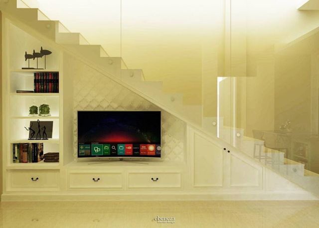 DAR SALWA™️ تصميم ديكور on Twitter "افكار استغلال منطقة تحت الدرج ١