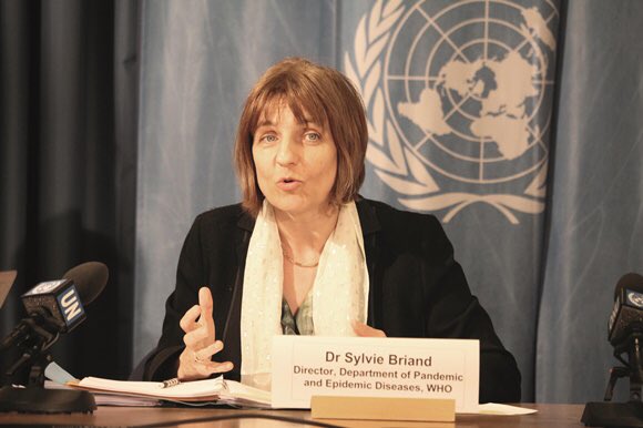 Image result for Sylvie Briand, head of the pandemics department
