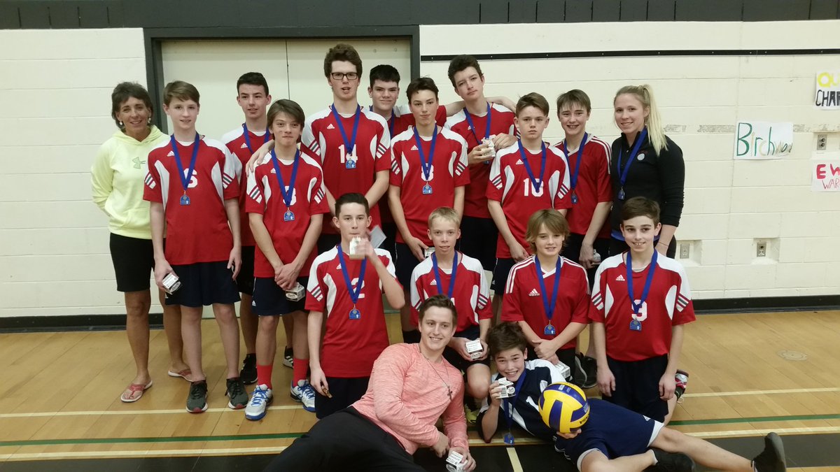 PEISAA PROVINCIAL BOYS VBALL CHAMPIONSHIPS: EWS Boys win Silver! Congratulations to MEC winning the Gold!  Great play by both teams!!