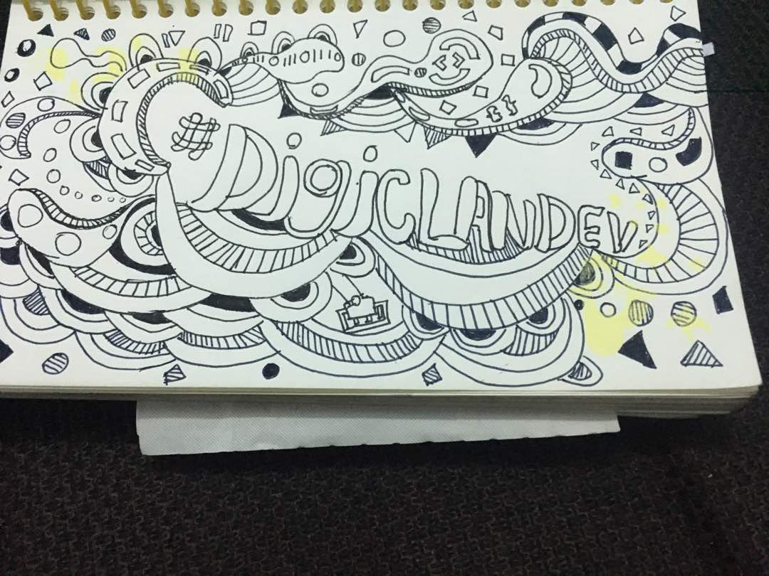awesomenak's tweet photo. it was an awesome event #DigiClanDev #digiclan but as usual my hands had other ideas #doodle #visualdiary #doodleoftheday #doodlediary https://t.co/Ou8wGDOb3y