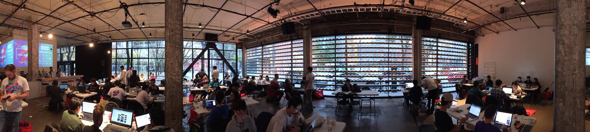 McGill physics Hackathon passes to its evening mode.