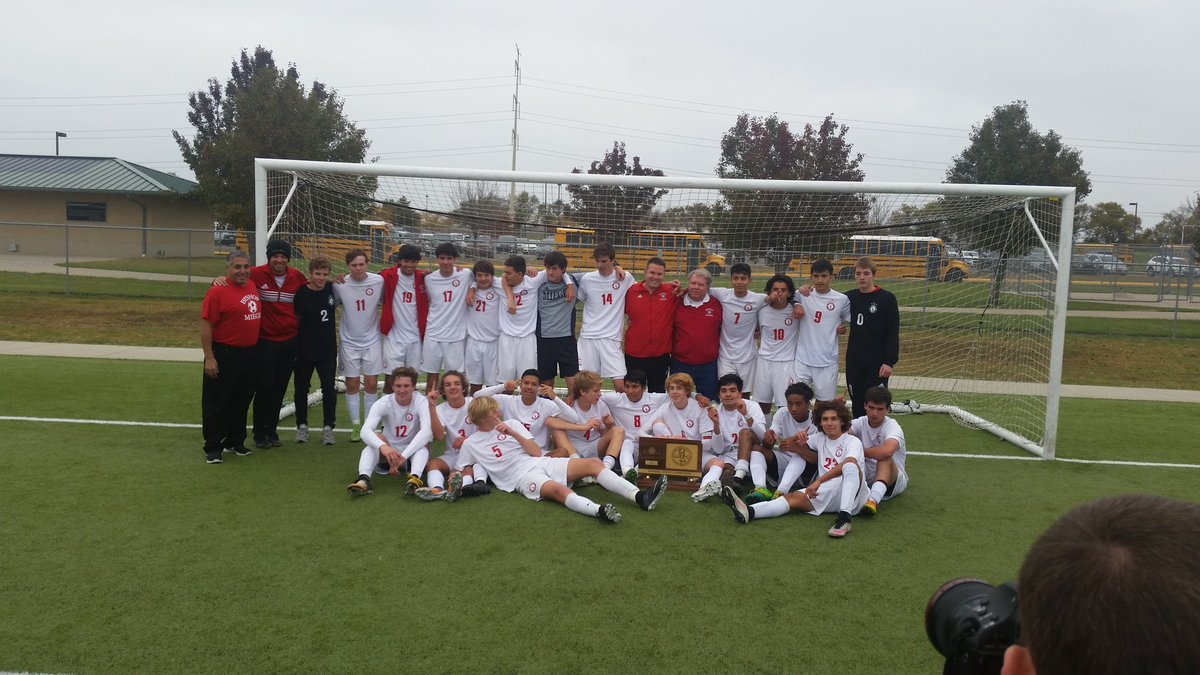 JSchramp's tweet photo. Miege soccer state champions! https://t.co/peXY3MP9rm