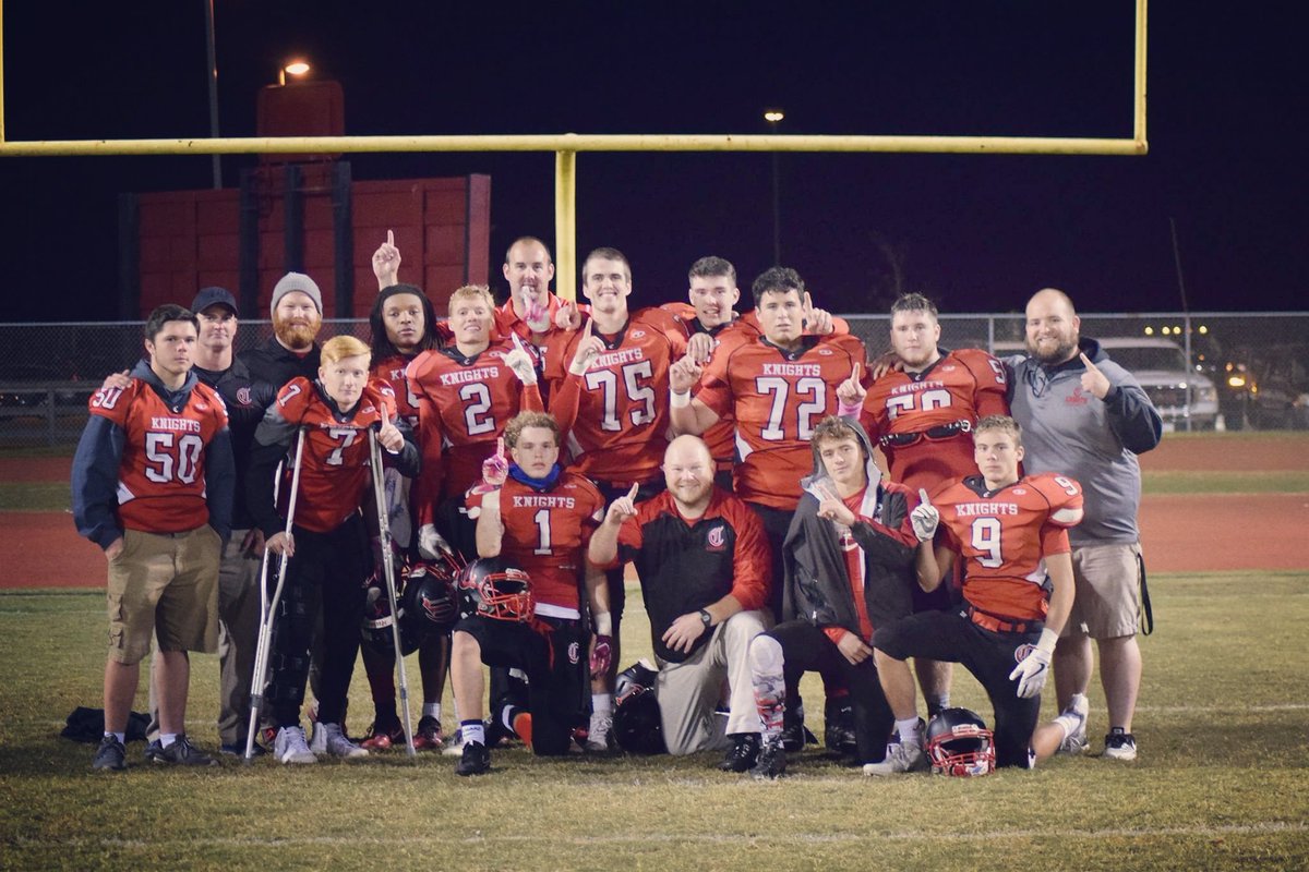 Coach_JWheeler's tweet photo. To our 11 CCHS Seniors - you have been an inspiration to all of us!  Finished highest in the NCC since 2013, won #ByrdBowl #Homecoming2k17 &amp; #SeniorNight2017!  Winning record at home for 1st time in 4 years.  You set the bar high for 2018! https://t.co/DlT4riQAQJ