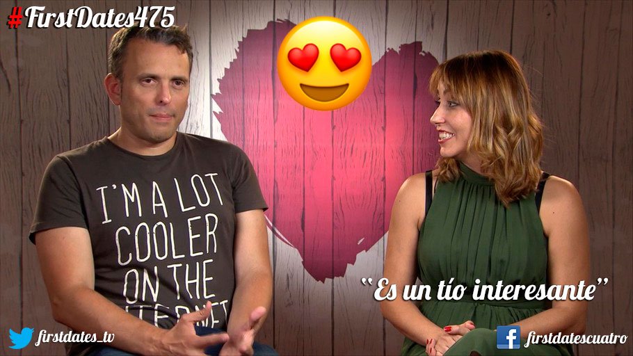 firstdates_tv's tweet photo. Víctor rompió la maldición de los vascos. ¡Olga le ha dado una segunda cita! #FirstDates475 https://t.co/K7ZrmLUOps https://t.co/MBiudjHlTb