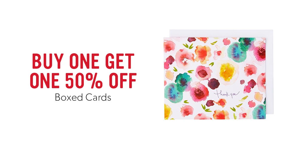 chaptersindigo's tweet photo. Pick up some new Boxed Cards and save! Buy One, Get One 50% OFF Boxed Cards. In-store and online. Ends Nov. 22. https://t.co/swsNEyxBrG https://t.co/tN31cA1aqI
