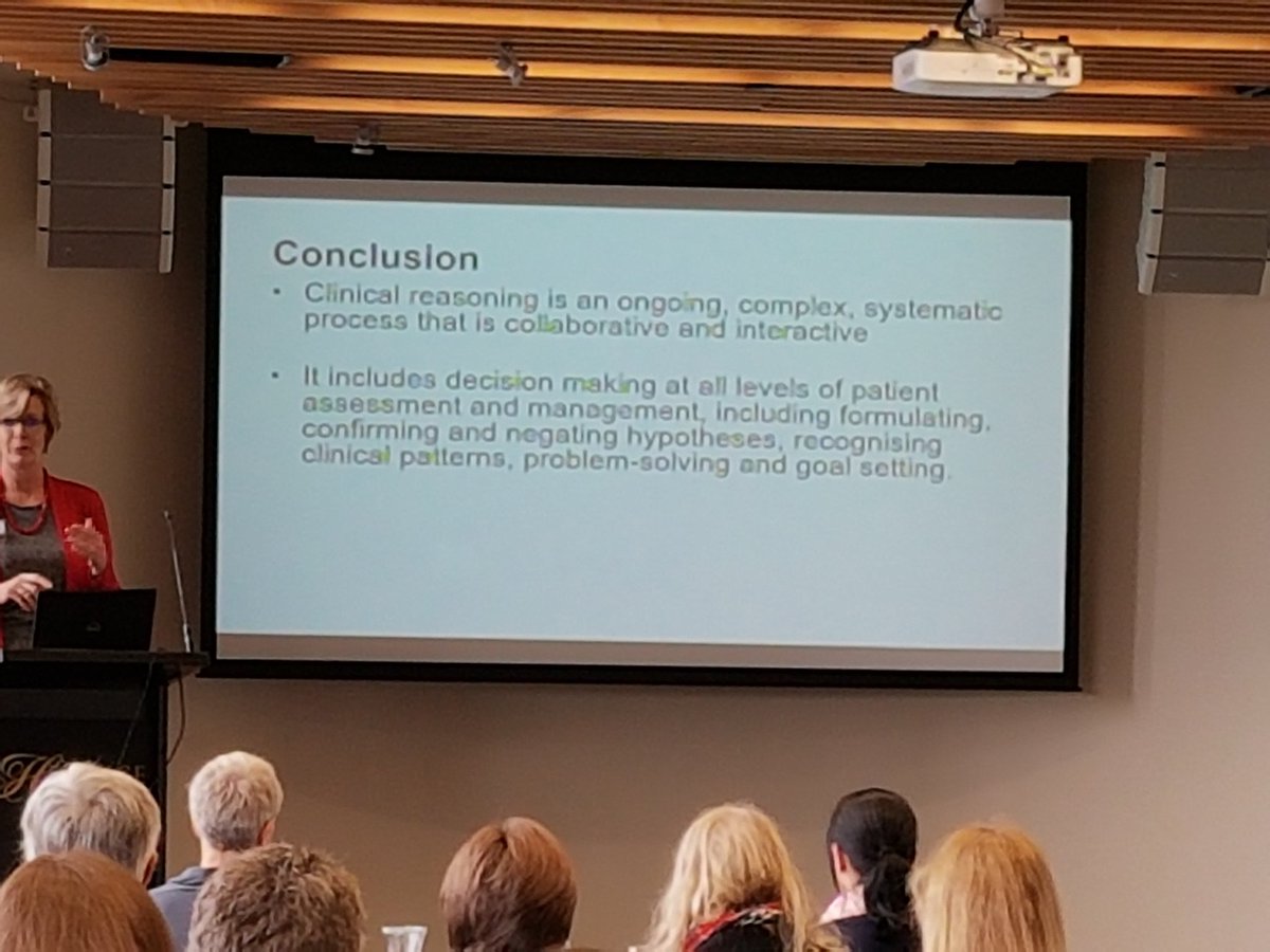 adiemusfree's tweet image. Dr Gisela Sole - Otago Uni PT programme for clinical reasoning #sps8