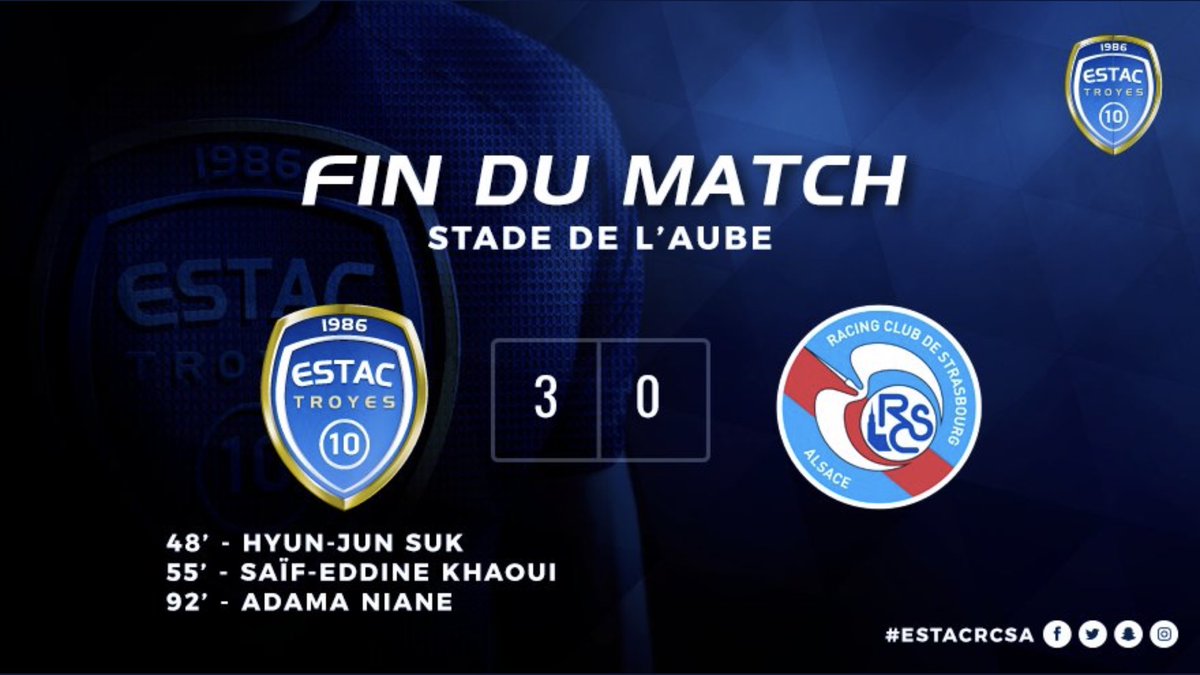 davou13's tweet photo. Félicitations @estac_officiel ! Superbe réaction collective ! Stop à la série de défaites... belle victoire ! #matcha6points #supergroupe 💪🏻 https://t.co/B6eLKoiTHV