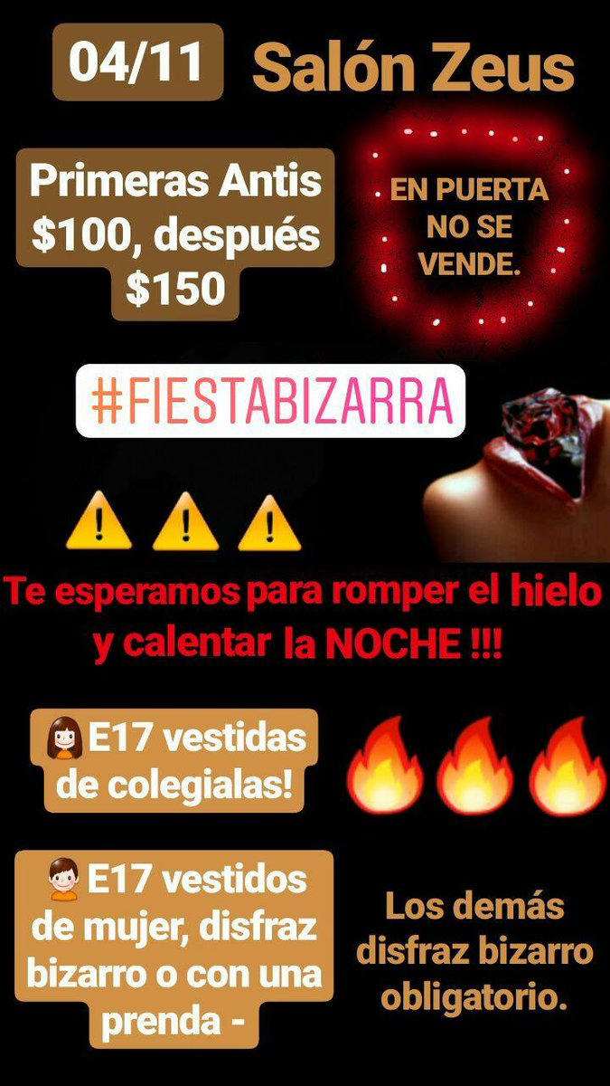 AguzDiazz10's tweet photo. Sisi es hoyy FIESTA BIZZARRA 🤘🎆 últimas antis en planet  movie!! RT Rt que se van la últimas entradas 💣🎫🎉 🤑 https://t.co/DN6c6VqkzL