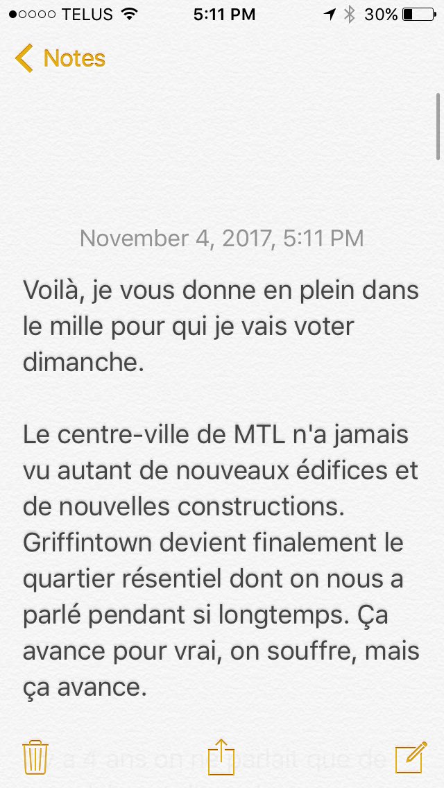 JeremyFilosa's tweet photo. Je me mouille, je donne mon vote à @DenisCoderre même si je n'ai pas voté pour lui il y a 4 ans. Il m'a convaincu. #AllezVoter #MTL https://t.co/casePDLPCY