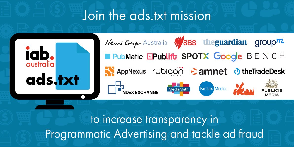 adjaani's tweet photo. IAB Australia recommends the mass adoption of ads.txt by local publishers https://t.co/RxRVEAcq5a https://t.co/b8ypuuQdmI