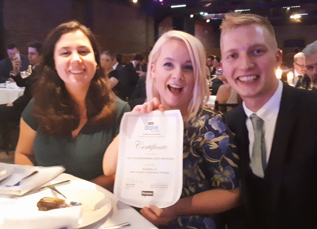gemmakparker's tweet image. Wooo we’re runners up! 🎉🎉 Thanks so much @premierdigi &amp;amp; huge congratulations to @LeeAbbeyDevon for their win! #premDAC17 #webdedign @tlg_org