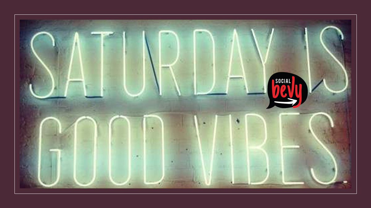 socialbevy's tweet photo. Saturday Is Good Vibes!!!! Have a great weekend!!! #houston #windycity #sanfran #houstonevents #houstonnightlife #htownevents #socialbevy https://t.co/P0OiRfqDZL