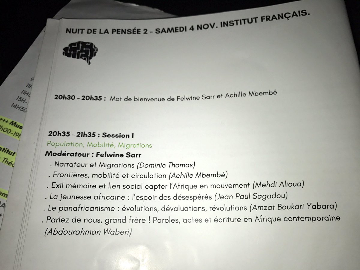 AbidjanLit's tweet photo. Ce soir, #AbidjanLit est aussi sous le ciel légèrement étoilé de la nuit de la #pensee 2, #ateliersdelapensee #adlp2 #kebetu https://t.co/EABsbuKaAA
