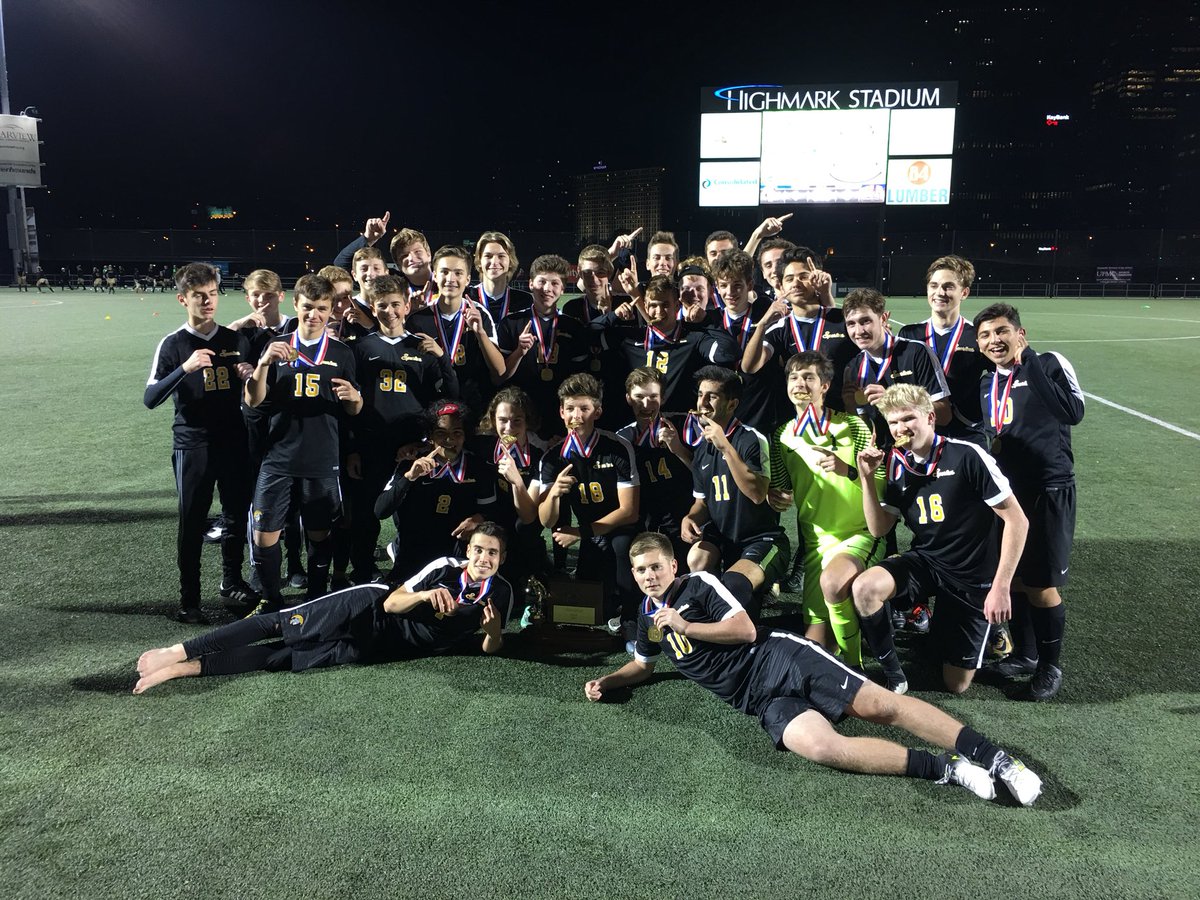 Meet the new WPIAL boys soccer CHAMPIONS! <a href="/MontourSD/">Montour School District</a> #MontourProud