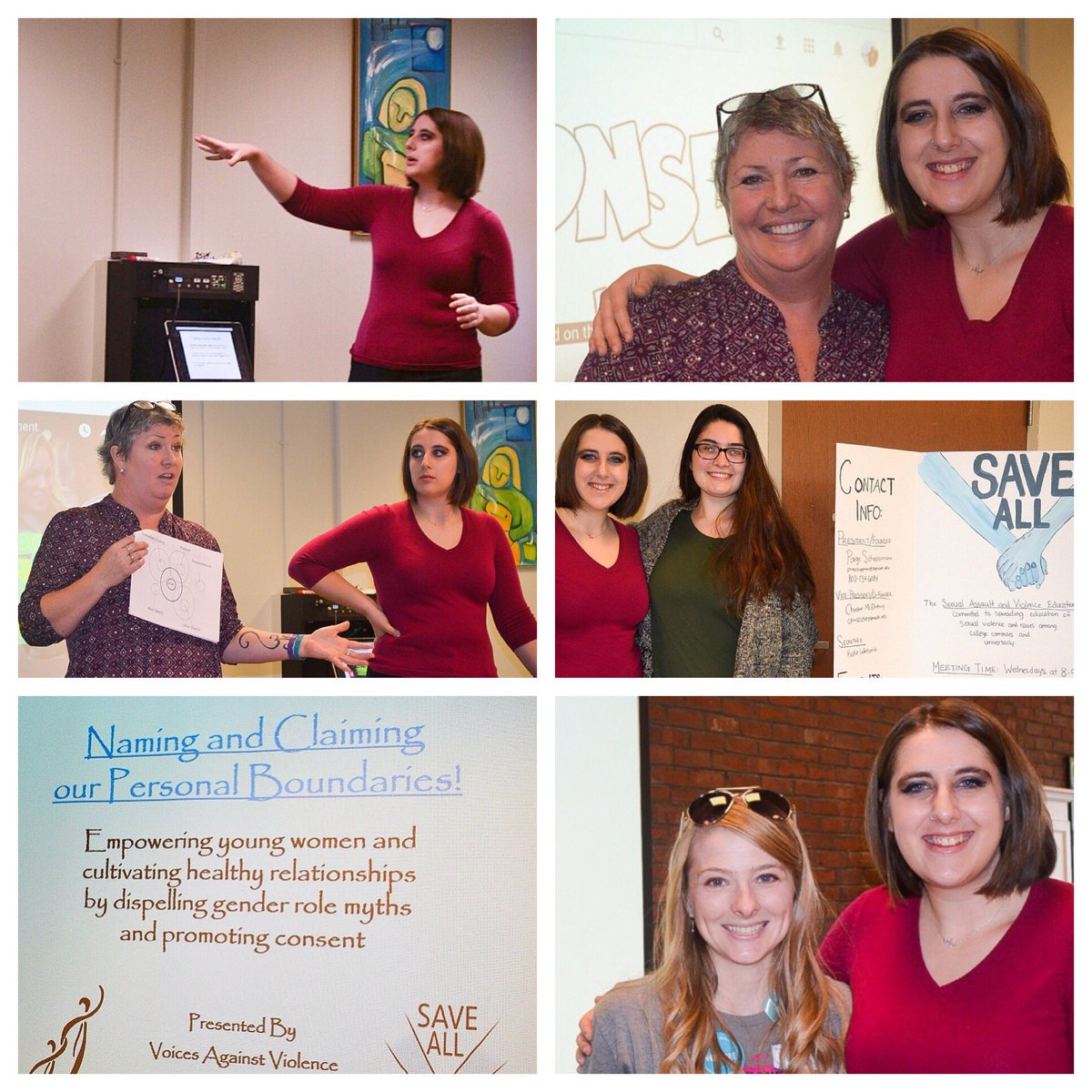 PD_Activist's tweet photo. I was honored to have co-led workshops about #boundaries &amp; #respect w/ #VoicesAgainstViolence @ NH Young Women’s Conf. So lucky &amp; grateful. https://t.co/mQEsohqtQq