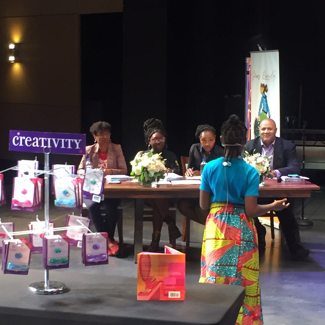 GaBBYBows's tweet photo. Yep. Gabby was right. NO does just mean Next Opportunity. CONGRATS to the 2017 @TOFI_Intl #pitcHER17 Jr Competition Winner!🙌🏾❤️ #gabbybows https://t.co/gkN5juUkcb