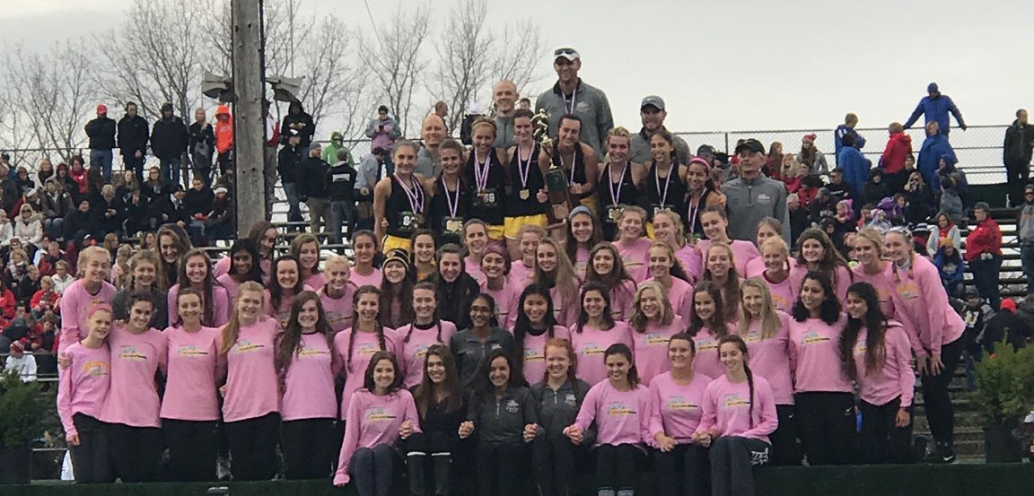 CHSGirlsXC's tweet photo. This TEAM is the 2017 OHSAA GIRLS STATE CHAMPIONS!   So proud of everyone involved from athletes, coaches past and present , alumni, and parents.  TOGETHER 4 STRAIGHT CHAMPIONSHIPS!  #BETHECHANGE #HANDINHAND https://t.co/kQWeuZgEkq