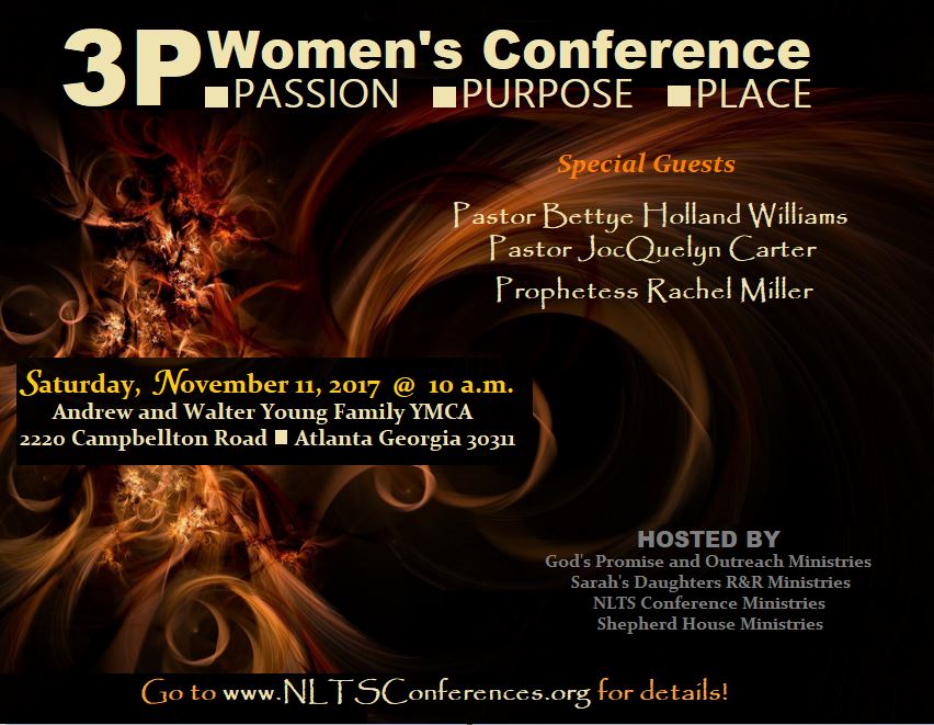 p_WhiteMcClure's tweet photo. The 3P Conference: Enriching enough for the man, but dedicated to the woman!  Sat., 11.11.17, Atlanta, GA. https://t.co/eLQM9bTx82