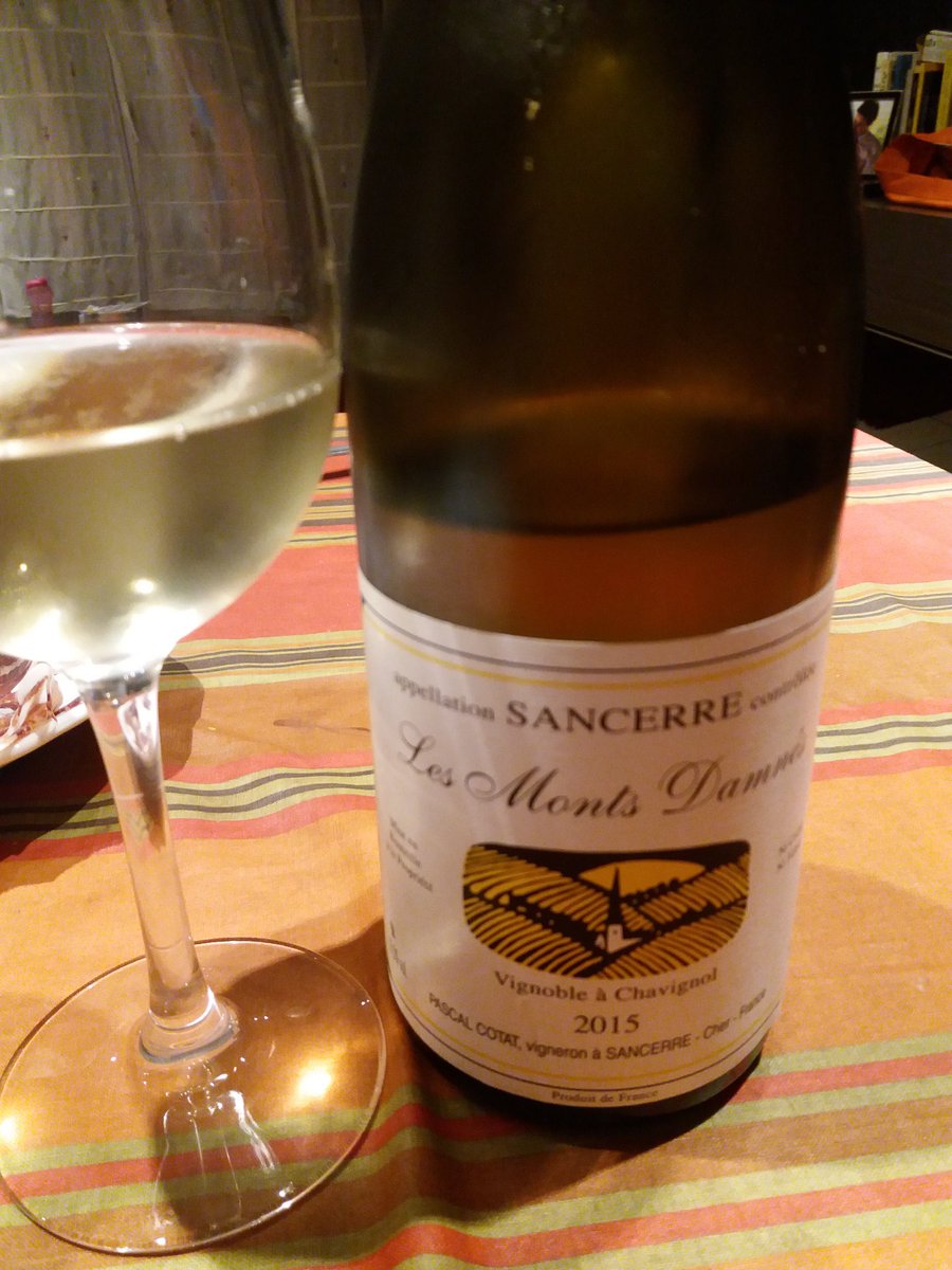 UrkoBR's tweet photo. Excelente este #Sancerre @vinsdeloire de #PascalCotat #LesMontsDamnés 15 #elmineralismovaallegar https://t.co/NFJpuVkS3Z