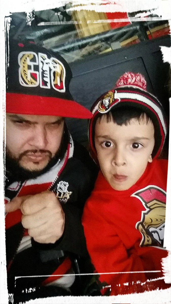 ImperialDesi's tweet photo. Sad the @Senators didn't win but had a wicked day with my son Avi!
#daddywhydidvegaswin? #ourfirstgametogether #fatherson https://t.co/DZryw2lN0y