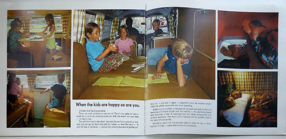 TodaysQuest's tweet photo. In 1969, the camper van of volkswagen was very wonderful!
#Camping #bus #mobile #MobileUtopia #nostalgia #Nostalchic #Vanagon #Westfalia https://t.co/1Jtrz1USU2