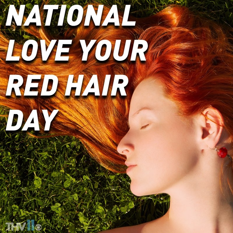 Centrum alkohol sovende THV11 on Twitter: "It's National "Love Your Red Hair" Day! Red heads, it's  your time to shine. Show us a photo of your red locks in a comment below!  #BeOn11 https://t.co/matHzQduX1" /