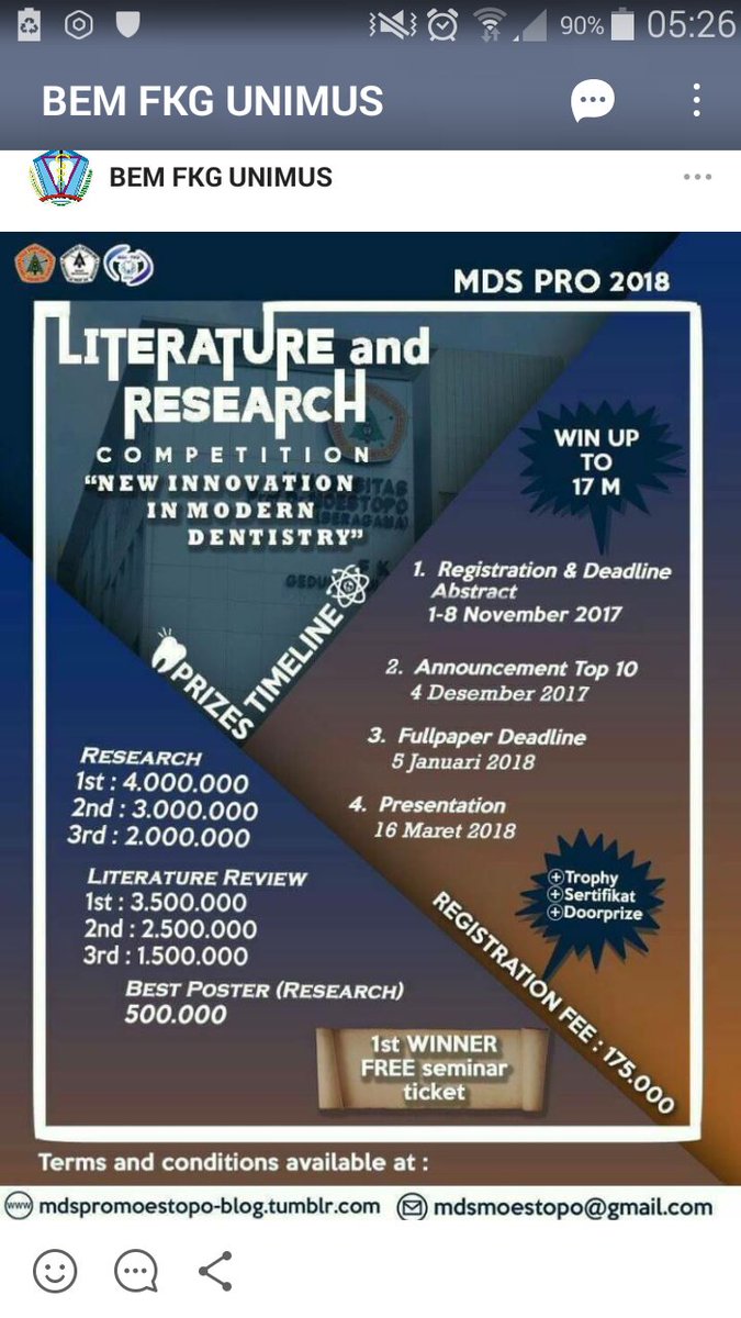 [❗️ATTENTION PLEASE❗️]

-LAST DEADLINE EXTENTION-

YOUR LAST CHANCE TO SUBMIT YOUR ABSTRACT TO US FROM TODAY 1st NOVEMBER 2017 TILL 8th NOVEMBER 2017‼️

🗣Don’t forget to submit because you still have a last time to prepare your creation in this precious time⏰🗣