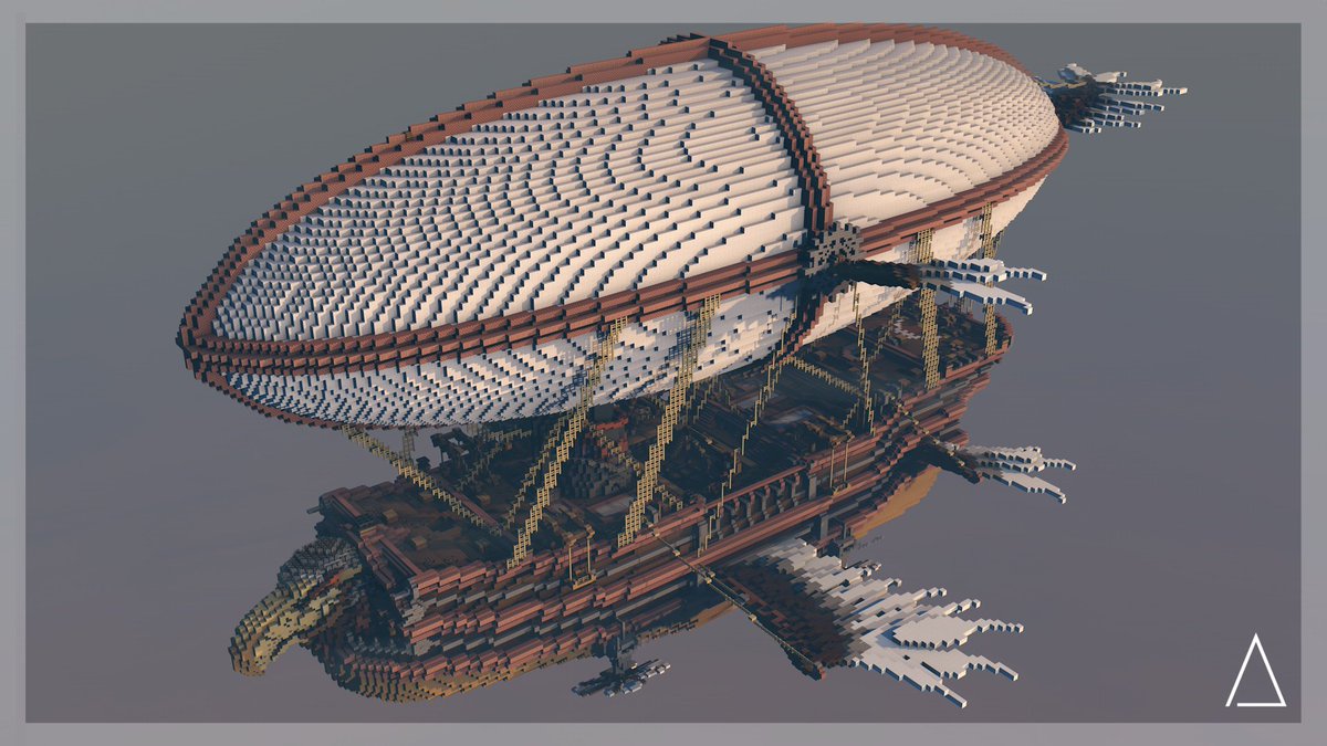 Made a new render for @AustinDeBehr 's and Lukz's build "Eagle Ship" built on <a href="/SaphireStudios_/">Sapphire Studios</a> !