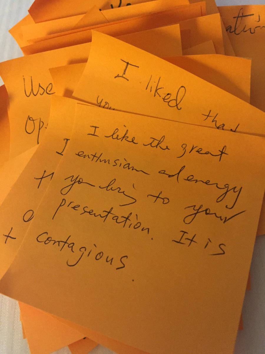 MattLaoshi's tweet photo. #STARTALK17 such positive feedback from my first ever conference presentation—so honored to have sparked something for someone else! https://t.co/JfrZtC3rAv
