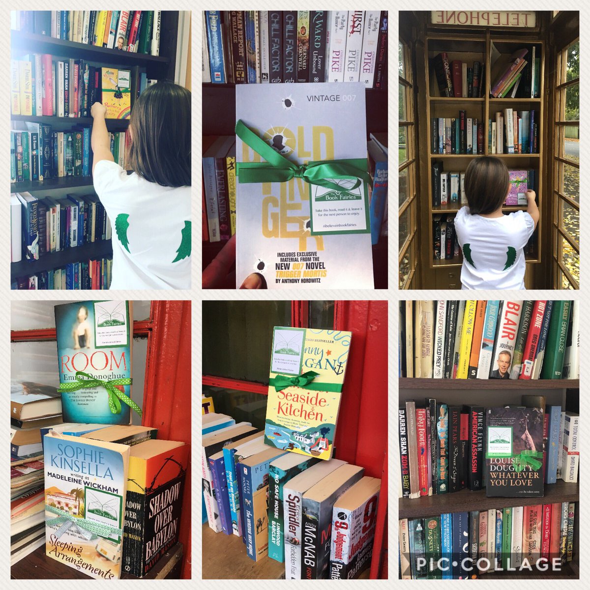Lots of book drops for #minibookshareday in our local #freelibraries #ibelieveinbookfairies  #bookfairydelivery