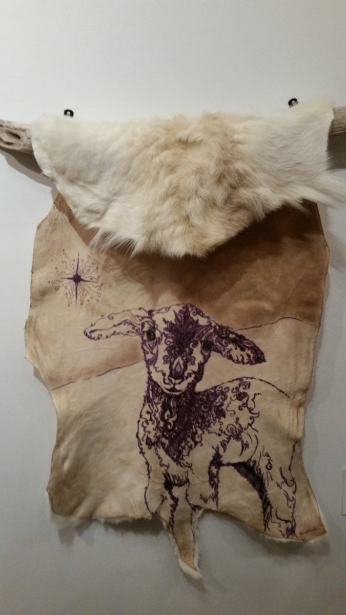 ediblecbus's tweet photo. A great opening for Winter Bones, an exhibition inspired by Harrison Farm at #wildgoosecreative, mindful, idyllic pieces & live goats #LoyalToLocal https://t.co/z6zCveSSLU