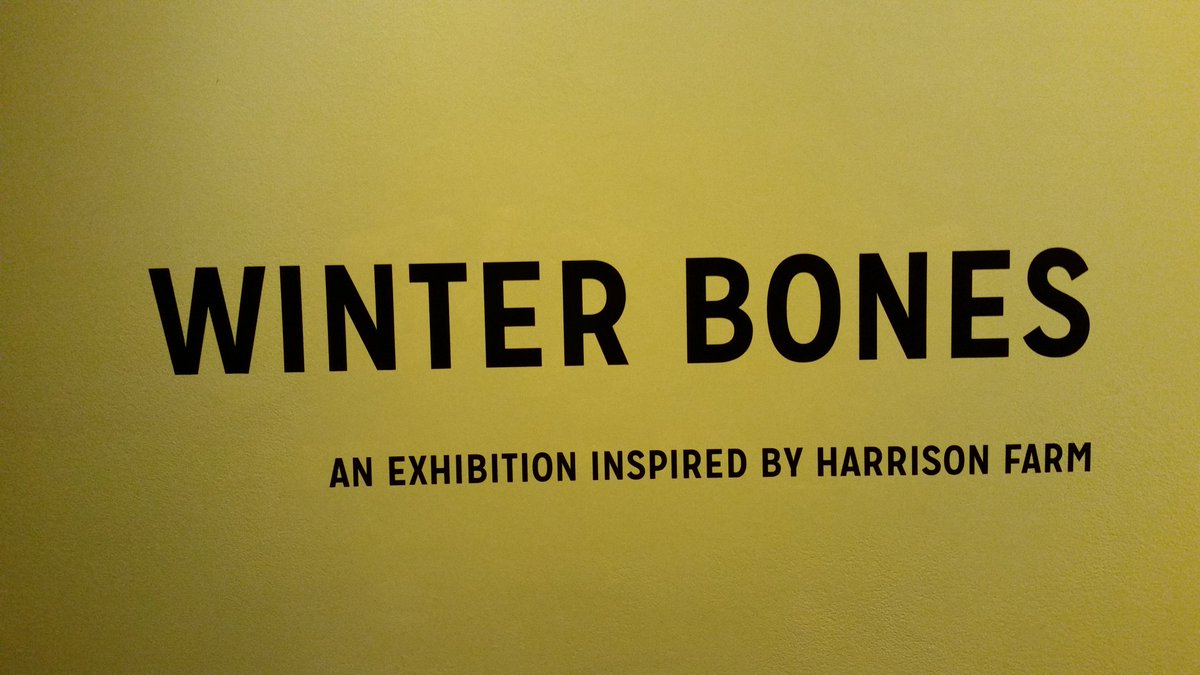 ediblecbus's tweet photo. A great opening for Winter Bones, an exhibition inspired by Harrison Farm at #wildgoosecreative, mindful, idyllic pieces & live goats #LoyalToLocal https://t.co/z6zCveSSLU