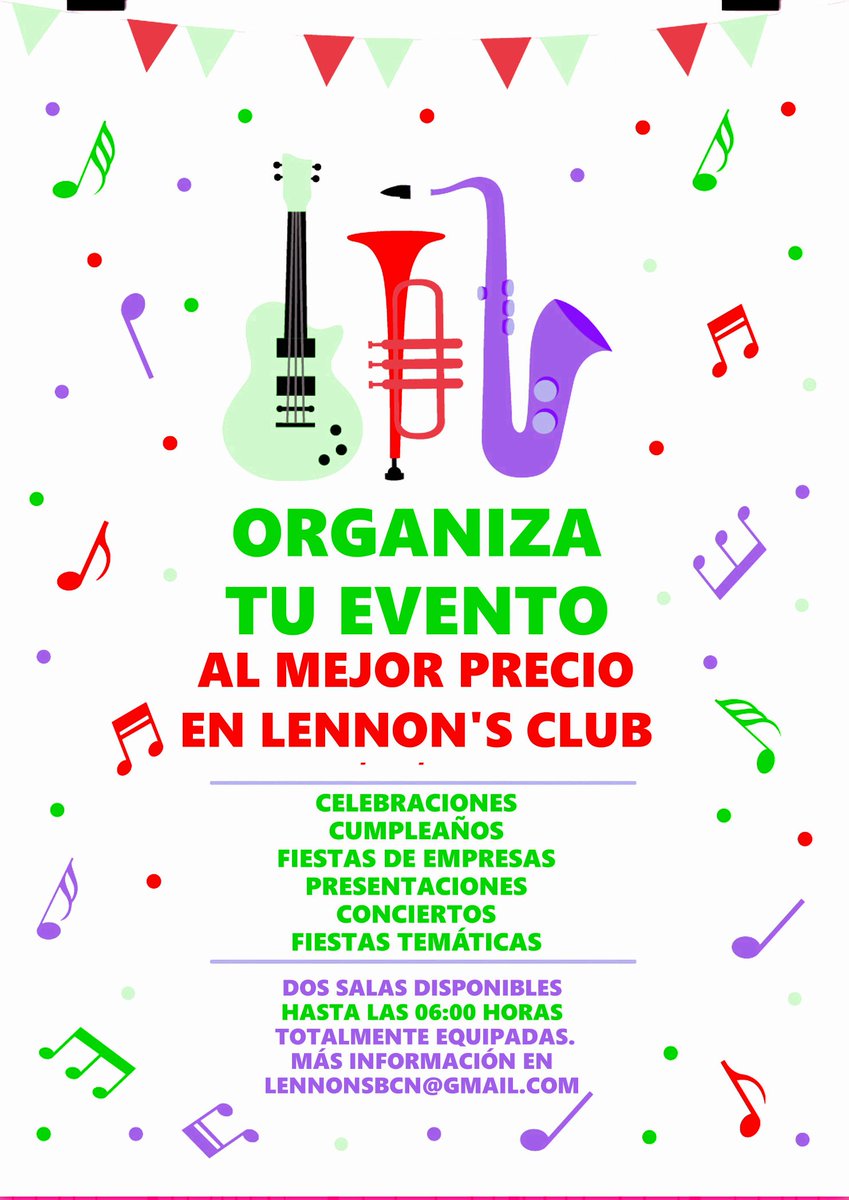 LennonsClub's tweet photo. Buscas un lugar para tu fiesta privada, celebración, secret show, fiesta de empresa...@LennonsClub es tu sitio! #hospitalet https://t.co/HZjIM1eQPr