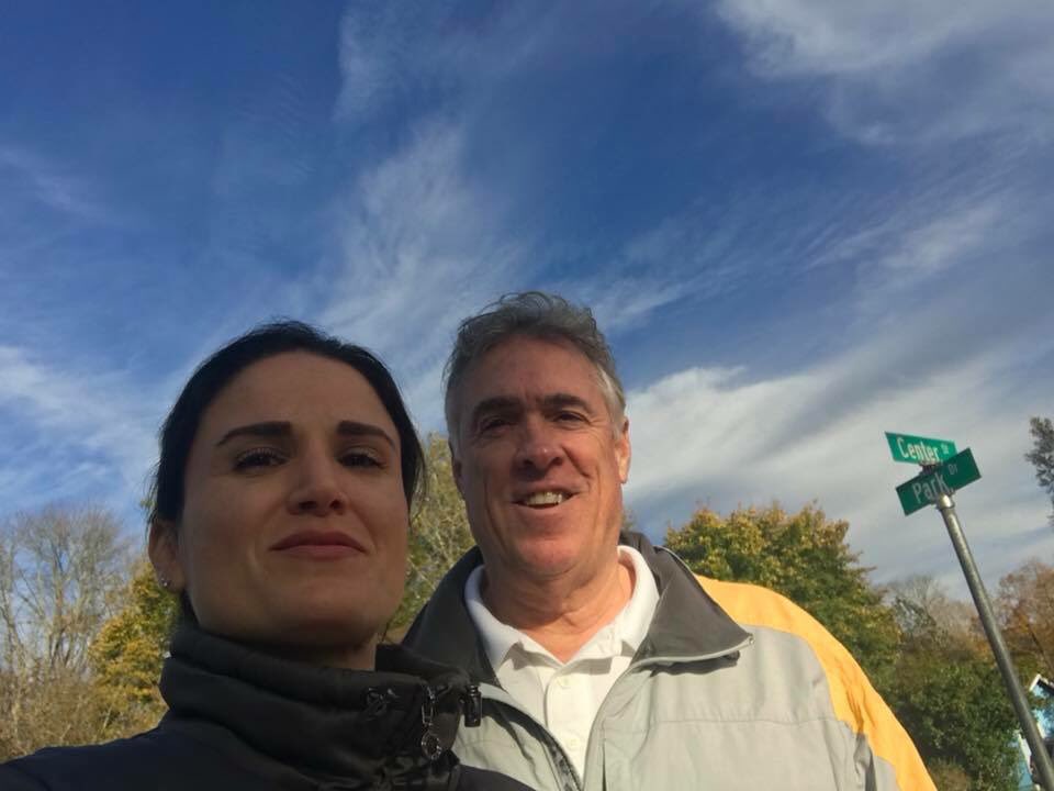 2017Coira's tweet photo. Sandra and Tom meeting with residents around the Center St and Park Dr neighborhood.  #CoiraConnolly2017. https://t.co/cKdIEdP2KJ