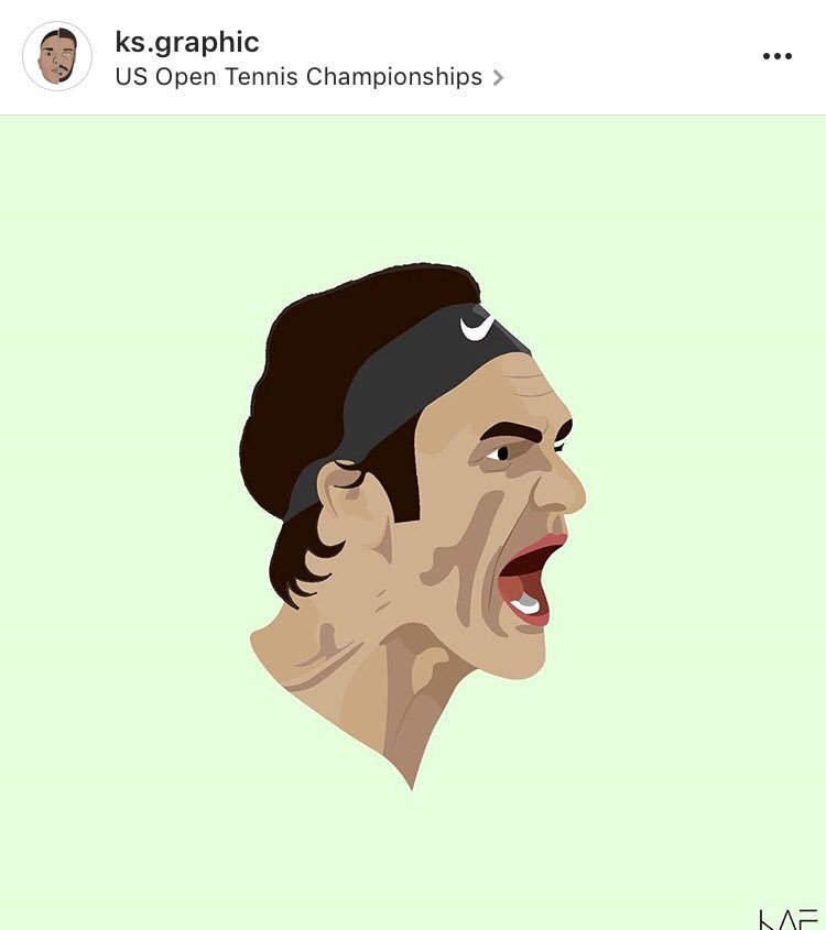 sokacompagny's tweet photo. Tout se passe sur instagram #Federer #USOpen #Tennis #nike https://t.co/3oJSx3UCMz