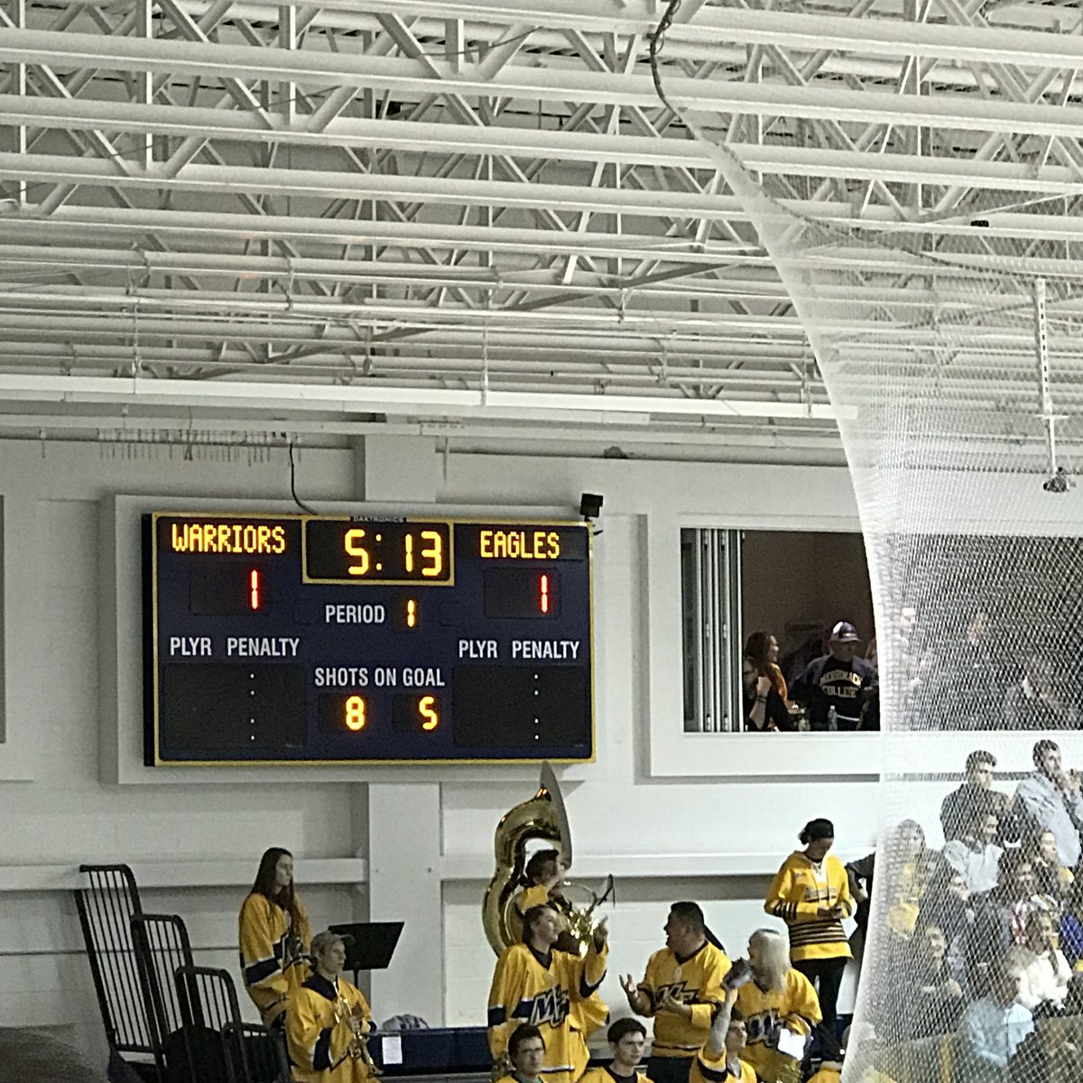 BCSportsProp's tweet photo. All tied up 1-1 #BCvsMC https://t.co/SaahQN4Nw4