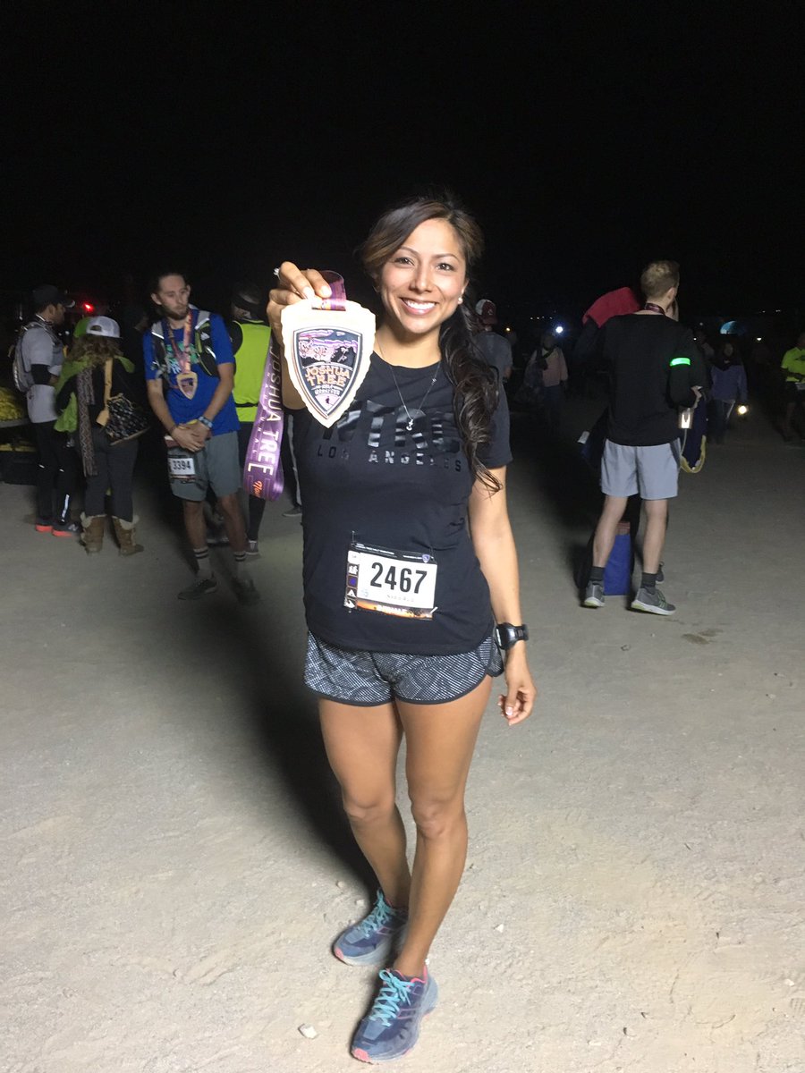 IrongirlNadia's tweet photo. Joshua Tree Trail Half #77 done in 1:51. 12mi in sand & rocks, pretty challenging course. #joshuatreehalf #vacationraces #thesweatlifeLA https://t.co/JBN4QJxXgz