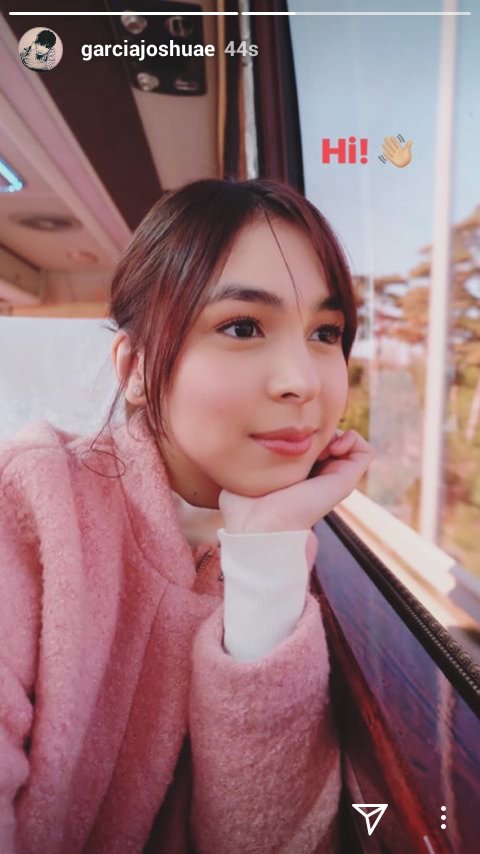JustJoshLia_'s tweet photo. @iamjoshuagarcia latest IG story.
Its baba's timeee!!! So kilig naman! @BarrettoJulia #JoshLia https://t.co/KAMyVPyH2Z