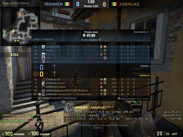 JavierELPAPEE's tweet photo. Para la próxima vamos a tratar de dar más de nosotros,
Buen juego muchachos!! #CSGOVenezuela #HyperXMasters #CSGOLatam #ASNINJAS #GOASNINJAS https://t.co/T0QIjcFvUn