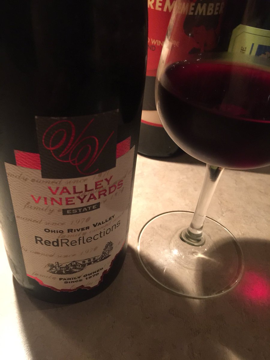 Just uncorked this gem from <a href="/ValleyVineyards/">Valley Vineyards</a>. I’m in love! #ohiowine #redwine #wineryadventures