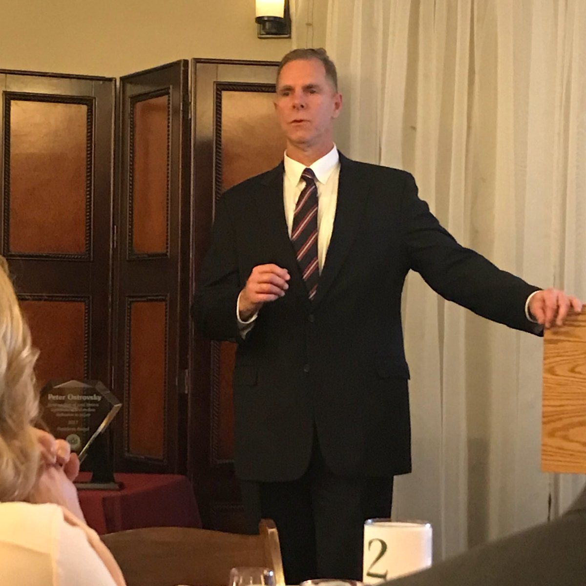 gofcoly's tweet image. And congratulations to the new President Emeritus of the @EPLWA, @POstrovsky on his Presidents Award from @WSASA4.