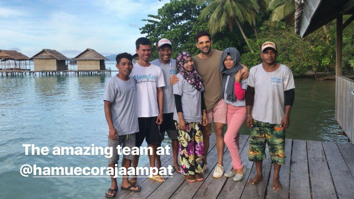 ankitians_ofc's tweet photo. Ankit Bathla in last day holidays in Raja Ampat and on the way to Jakarta ❤💕 @AnkitBathla88 #ankitbathla #holidays #rajaampat #lastday https://t.co/VUpk2oGm7d