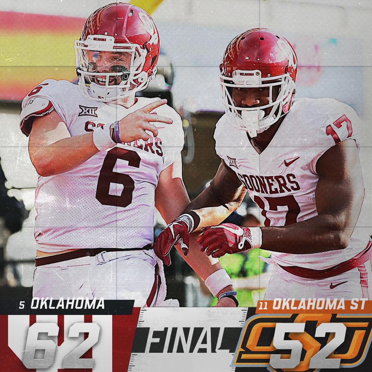 SportsCenter's tweet photo. 114 points of pure Bedlam ... and a Sooner victory. https://t.co/jx0otmIAgy