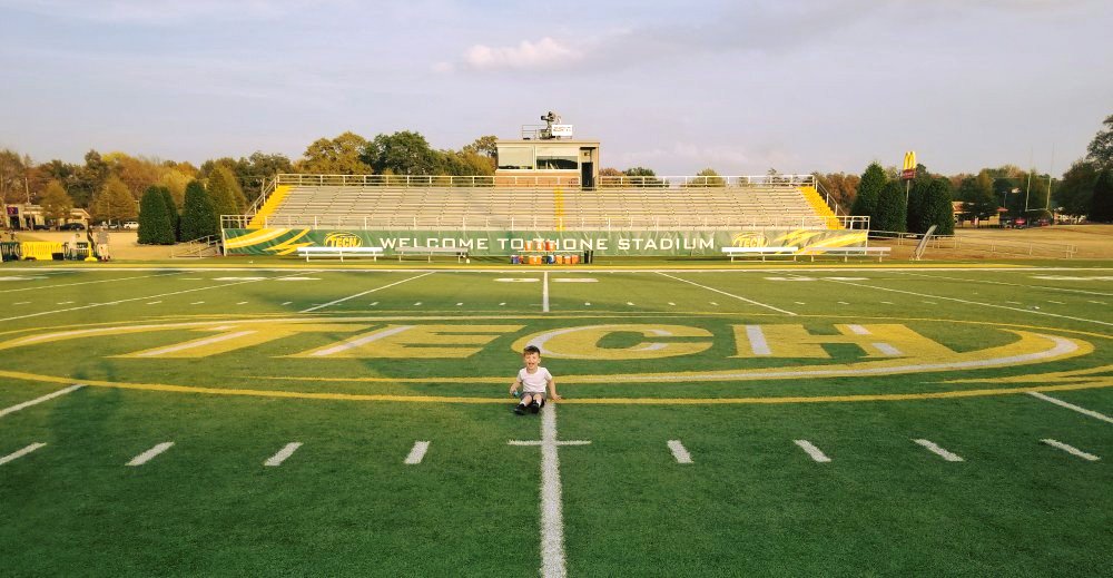 KendraWold's tweet photo. My baby boy... #ToddlerWold  #FutureWonderboy #ATU #ArkansasTECH #TECHBandDay @ArkansasTech https://t.co/2kFD0ZquPh