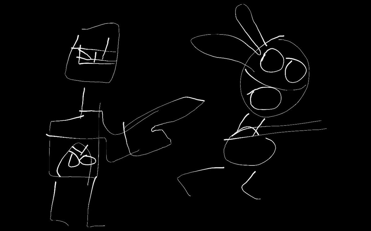 Coco being chase by the kranng